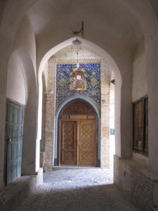 بازار تاریخی نایین - ورودی مسجد خواجه خضر 